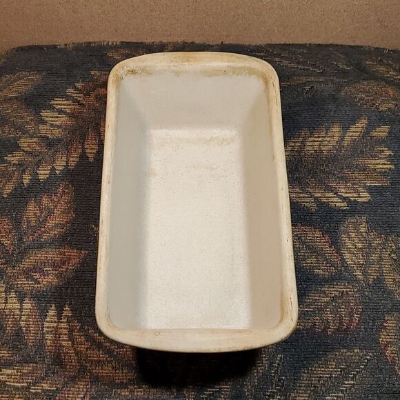 Retired Pampered Chef Stoneware Loaf Pan #5 - Picture 1 of 3